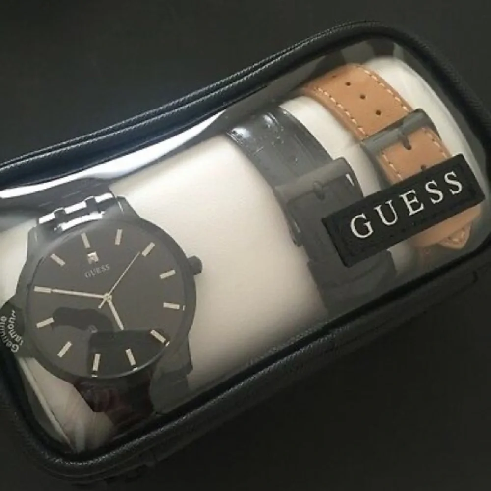 New GUESS Men's 3 PC Watch Set